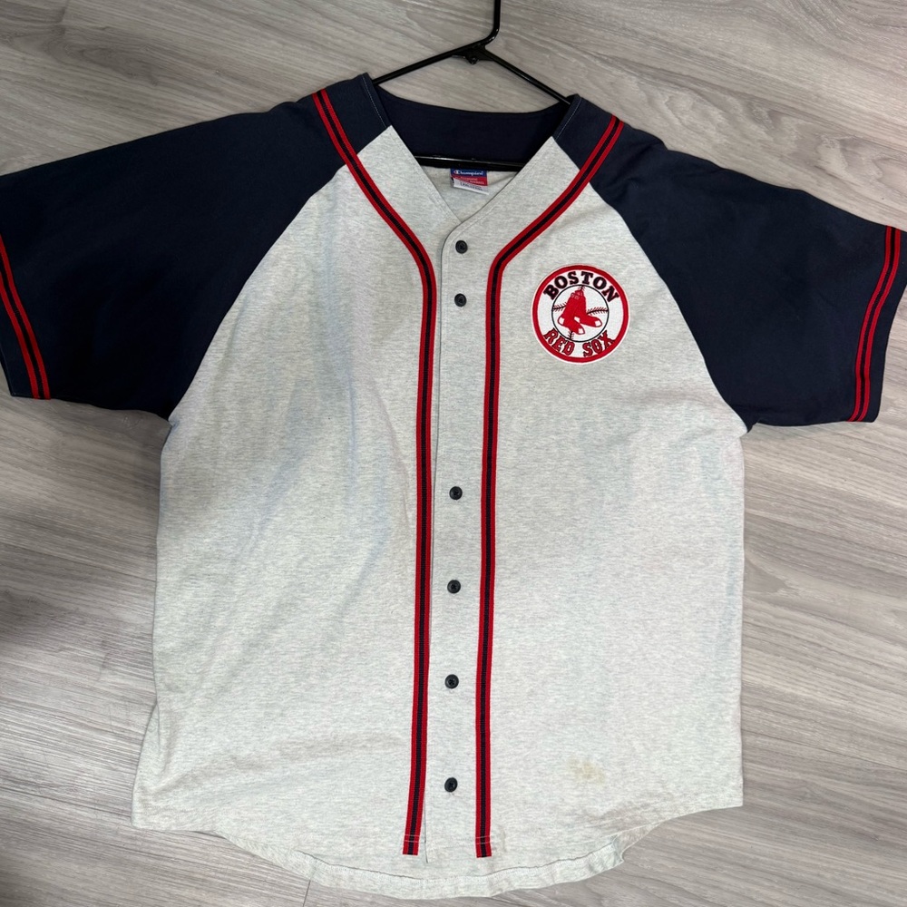 VINTAGE CHAMPION BOSTON RED SOX SHORT SLEEVE XXL